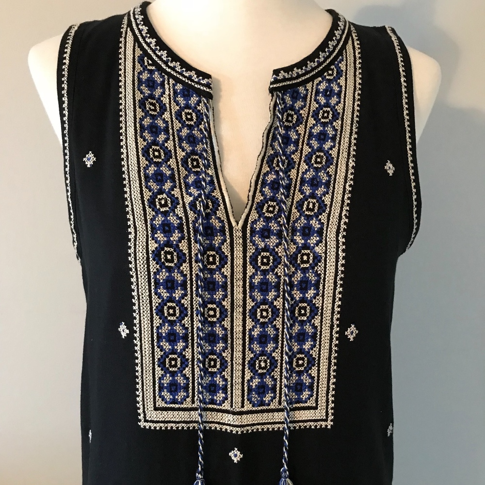 MADEWELL EMBROIDERED SUNCOAST SHIFT DRESS - Picture 3 of 6